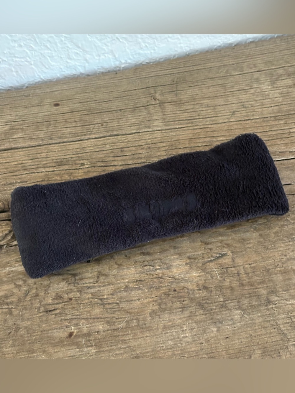 Black Plush Headband